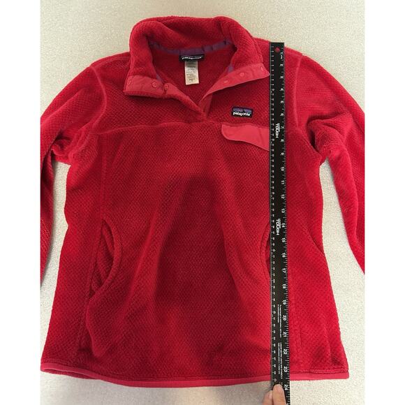 Patagonia Sweater Womens Medium Pink Fleece Snap-T Pullover. Soft & Comfortable - Picture 7 of 14